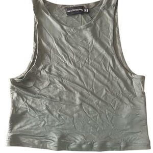 PrettyLittleThing Women's Army Green Tank Top